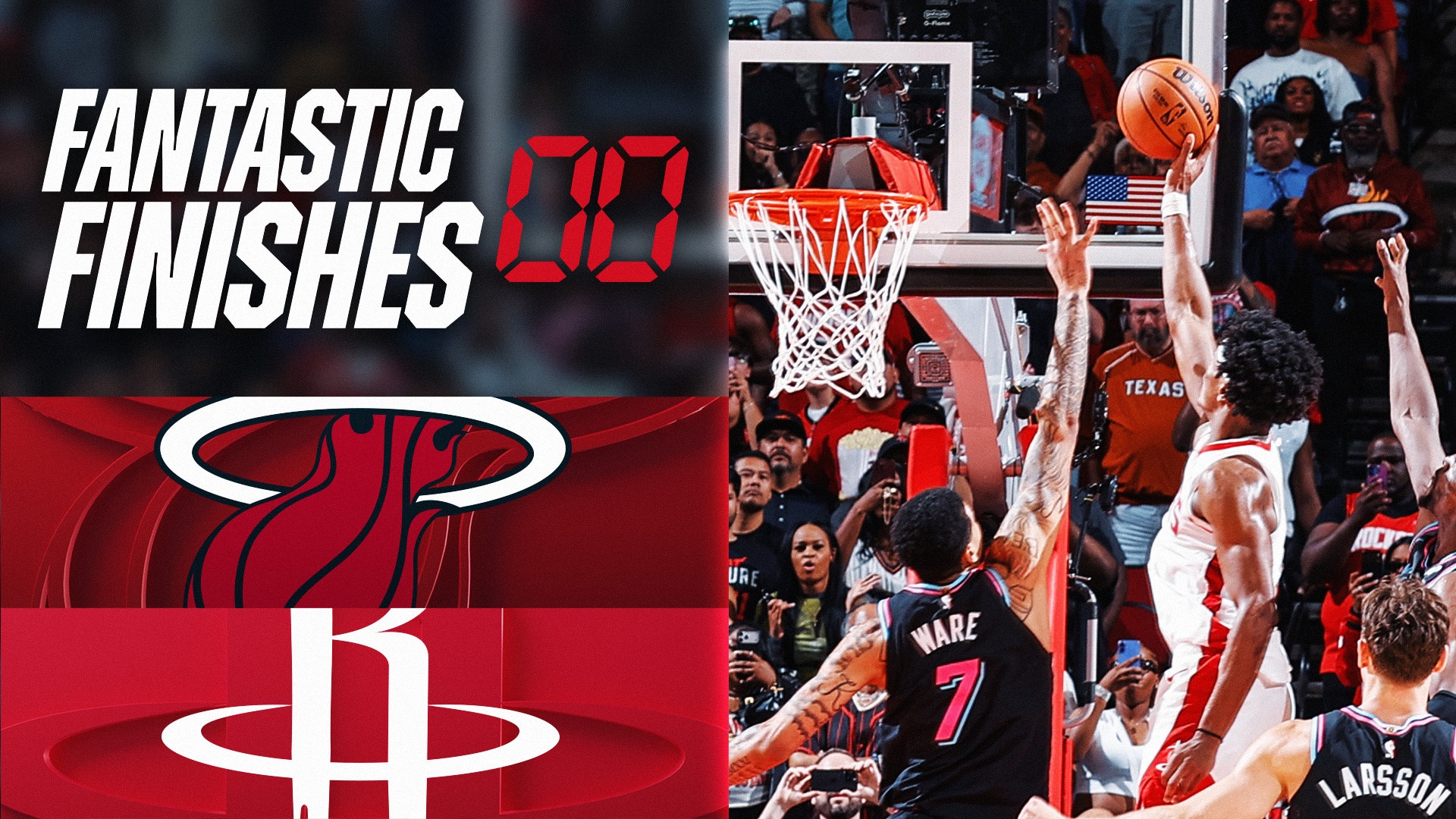 Fantastic Finish: Amen Thompson's tip-in lifts Rockets over Miami