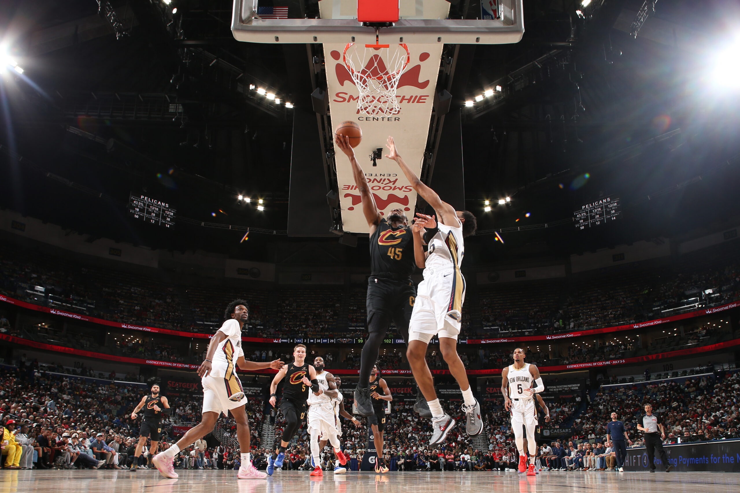 Cavaliers over Pelicans in New Orleans behind Donovan Mitchell's 27