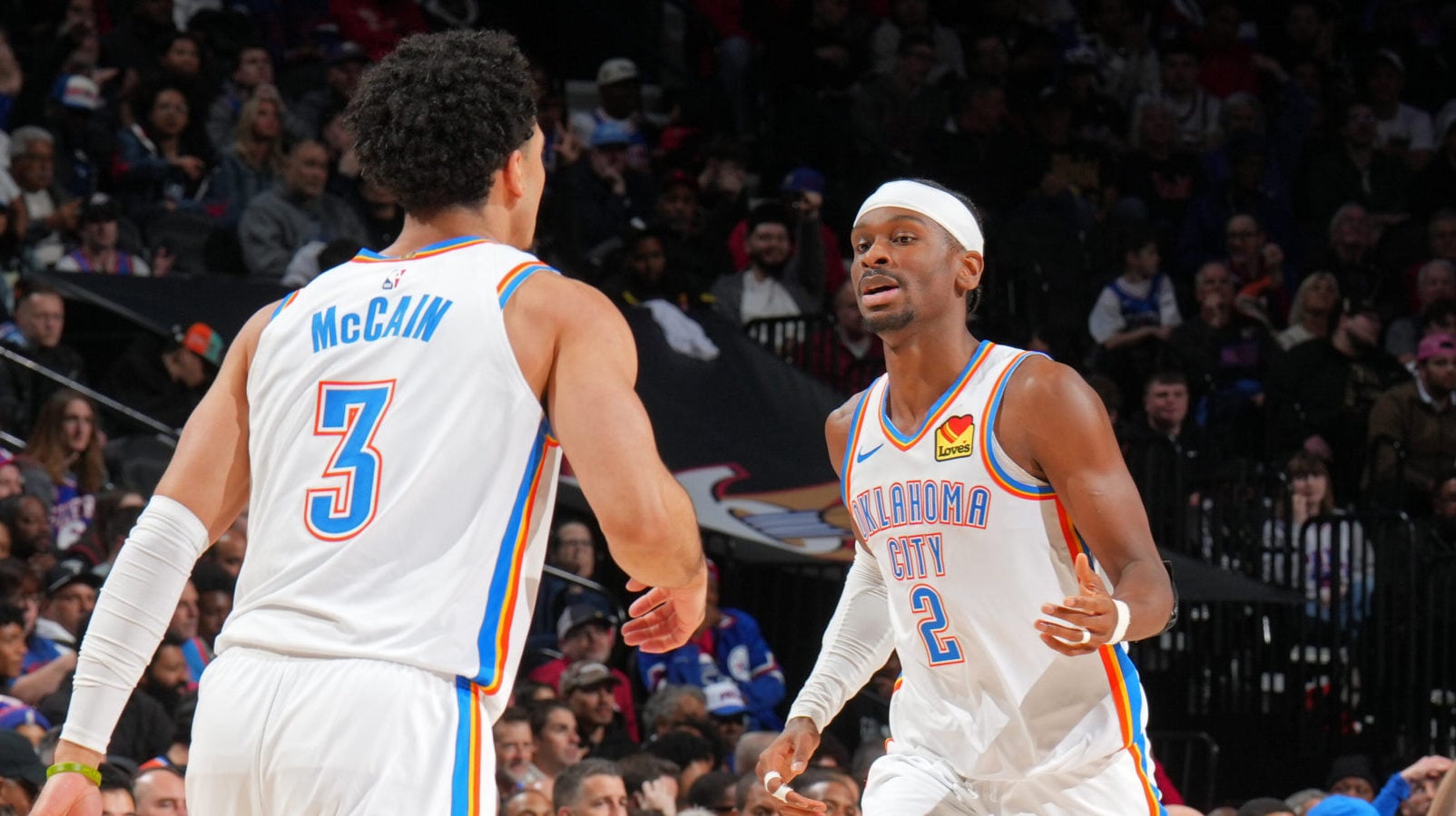 In Philadelphia, Thunder storm to 12th straight win