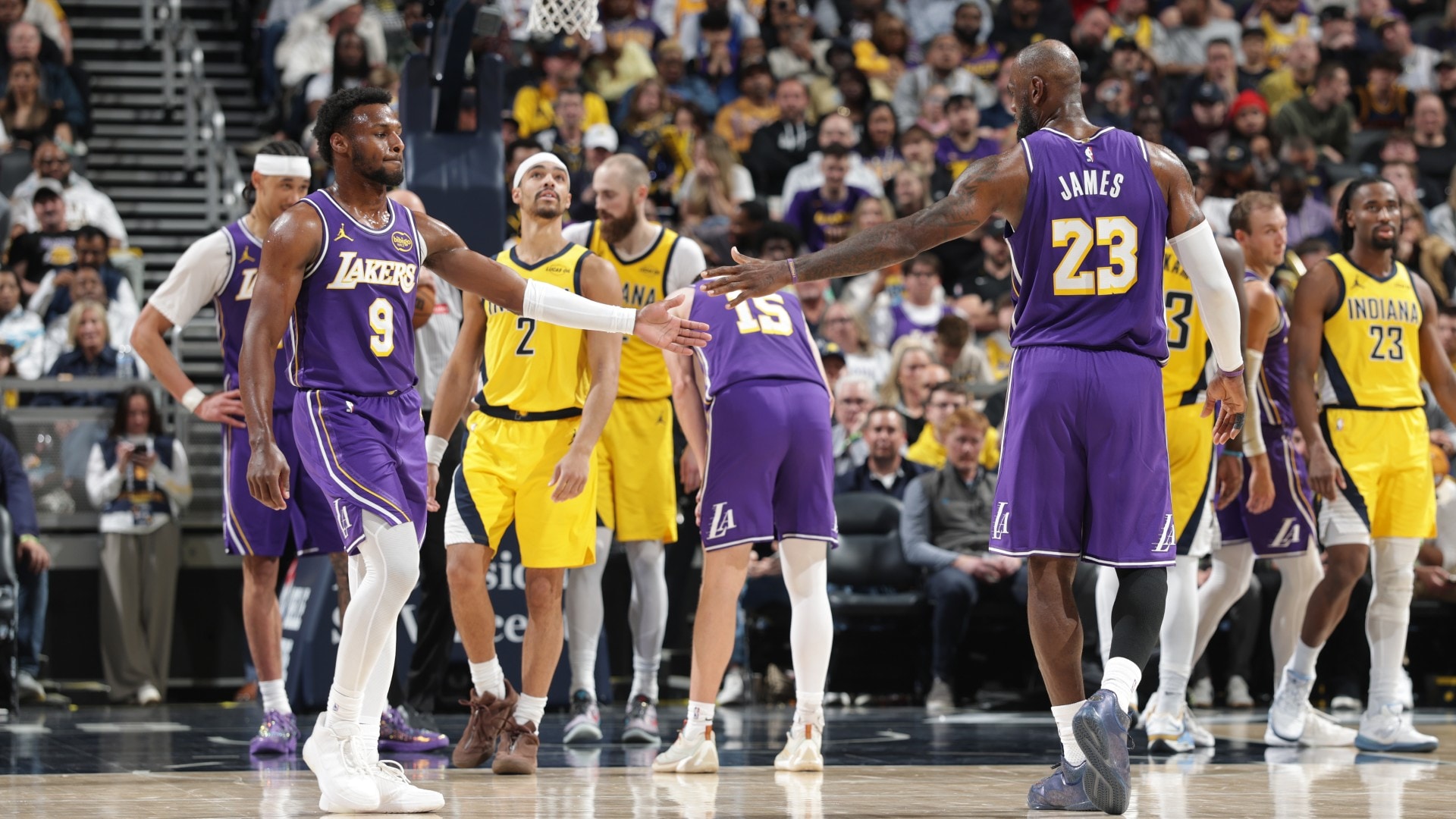 The Athletic: Bronny James helps Lakers win alongside father LeBron ...