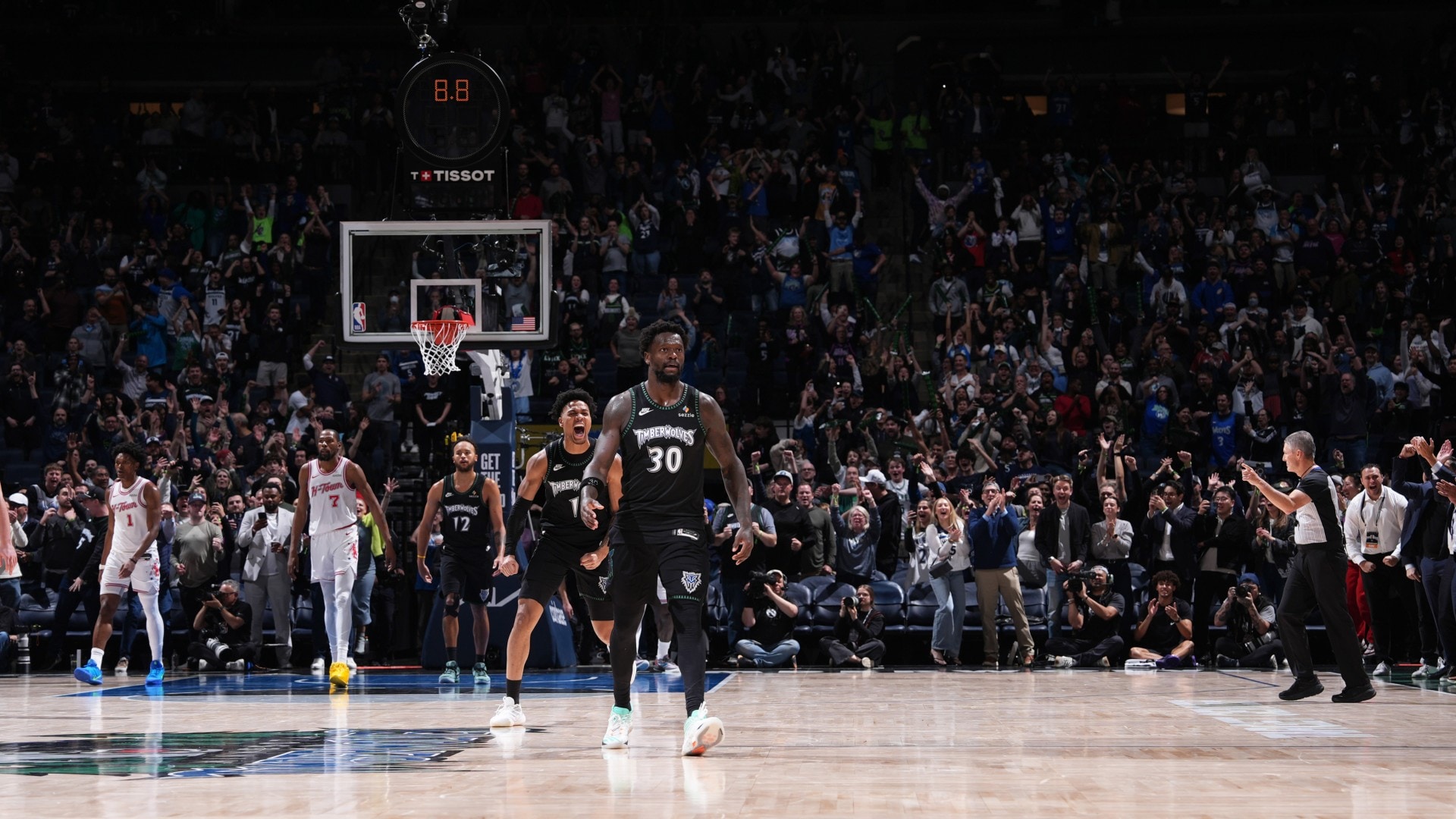 Timberwolves post NBA’s largest overtime comeback from 13 points down to stun the Rockets