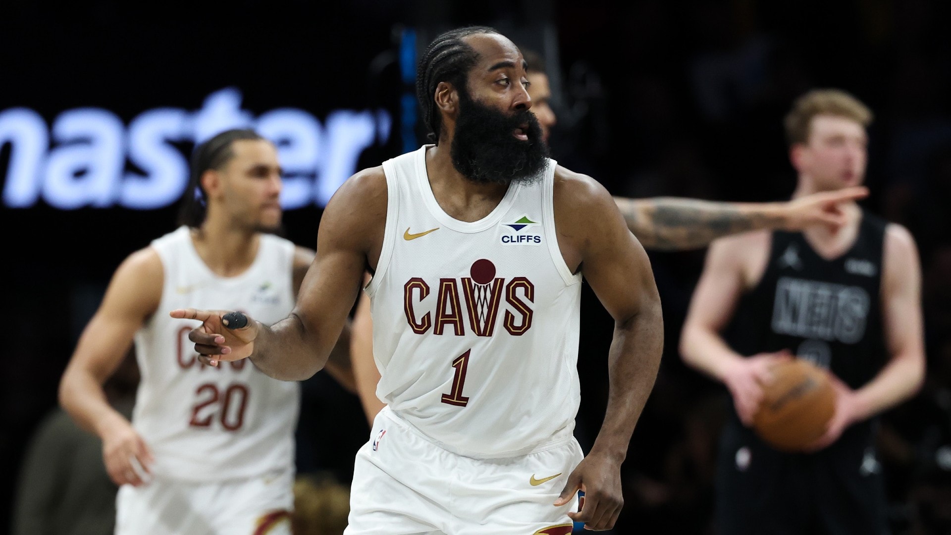 James Harden helps Cavaliers to a win while playing with a broken thumb