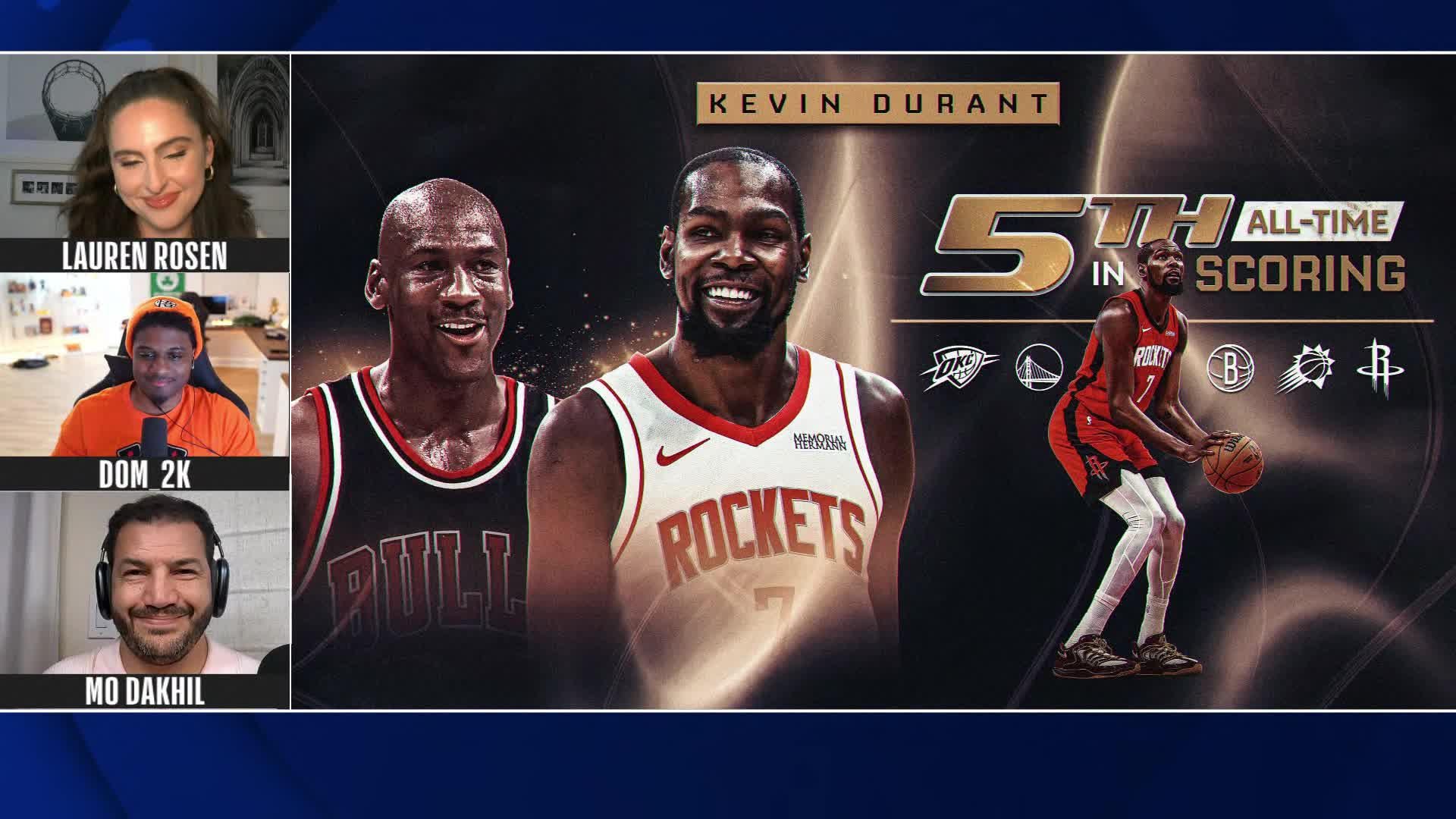 The Association: KD passes MJ on all-time scoring list