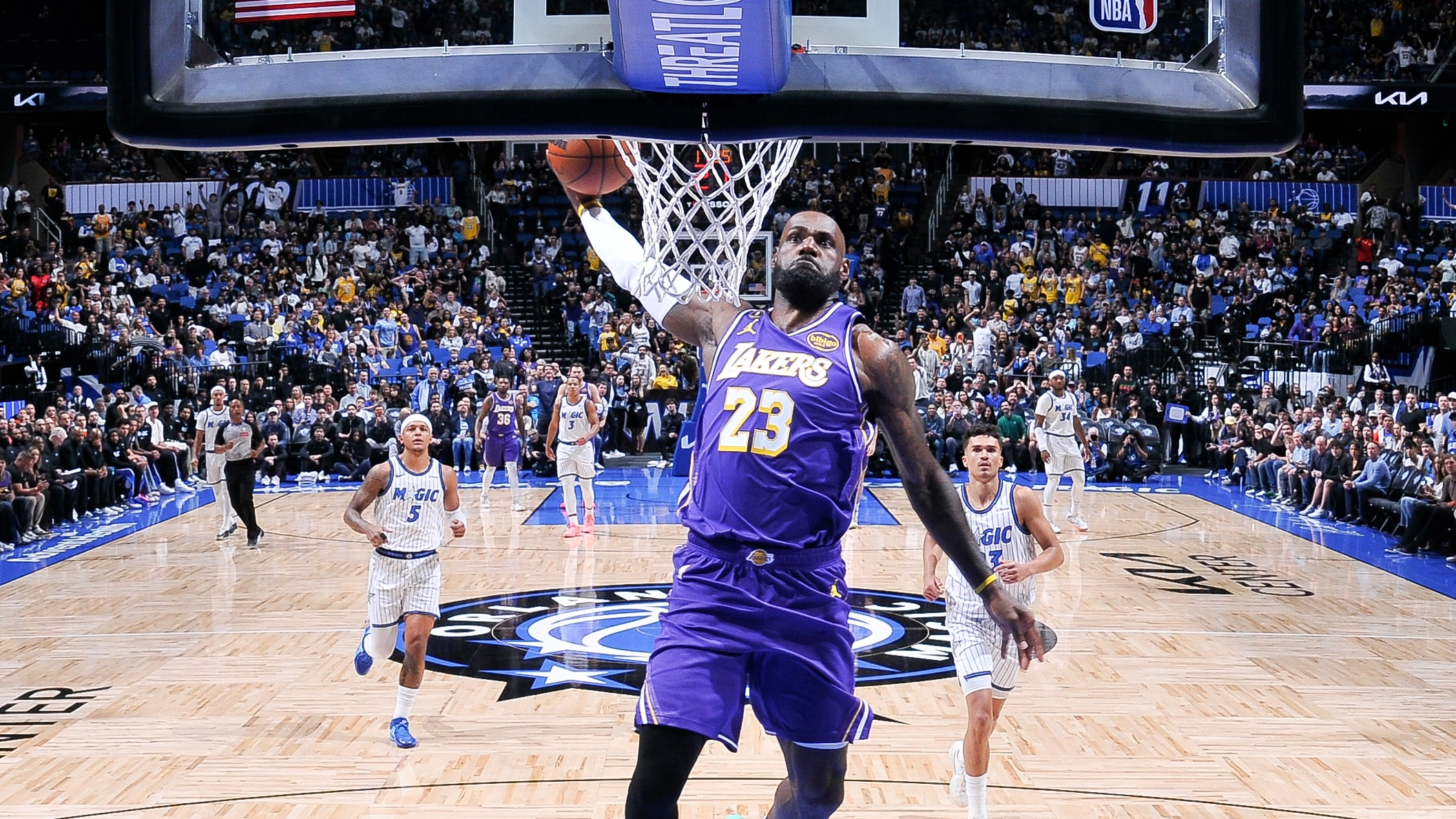 LeBron passes Parish for most regular-season games