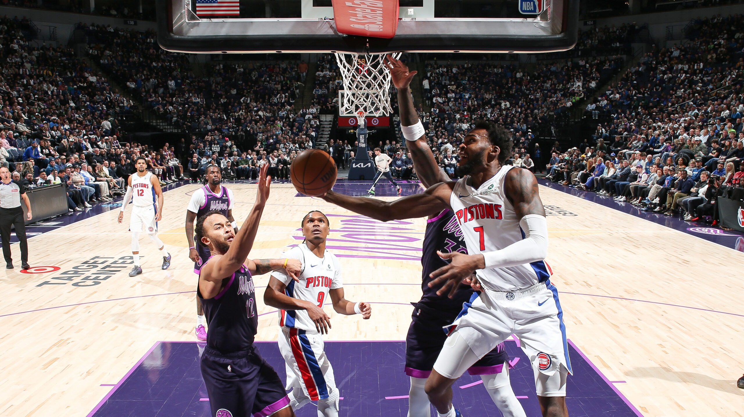 Pistons lean on balanced attack to motor past Wolves