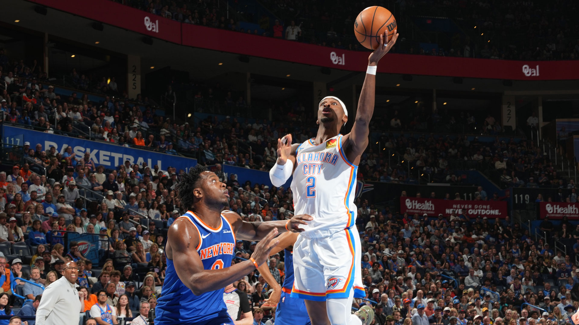 SGA comes up clutch as OKC fends off Knicks