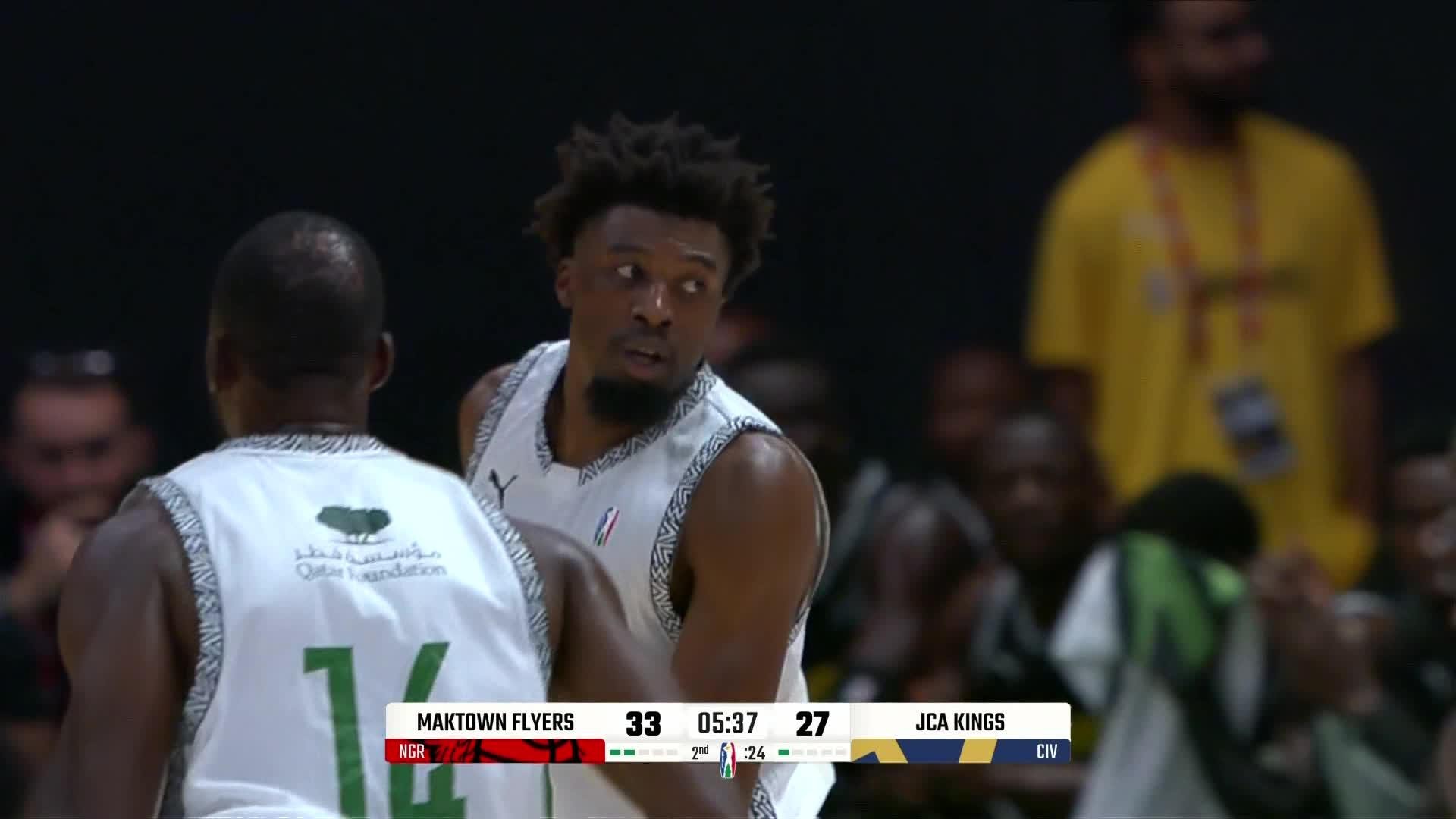 Highlights from Jawad Adekoya's 20 -Maktown Flyers Nigeria vs. Jca Kings Côte D'ivoire