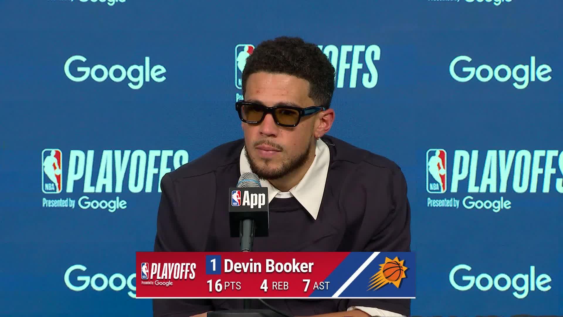 OKC 121, PHX 109: Devin Booker Postgame Media Availability