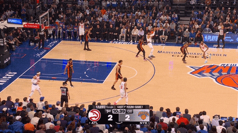 Jalen Brunson movement, floater