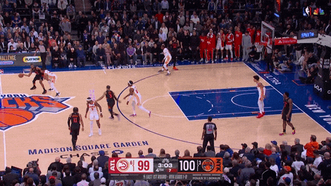 Knicks late-game possession in Game 2