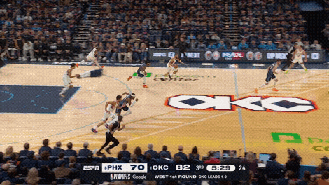 Chet Holmgren rim protection in Game 2