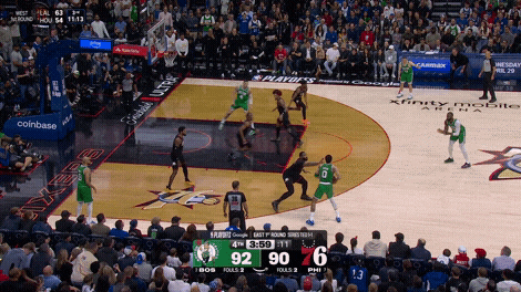 Jaylen Brown isolation jumper vs. Tyrese Maxey