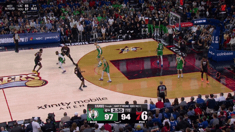 Paul George assist on Andre Drummond dunk