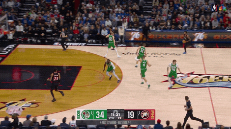 Joel Embiid missed jump shot