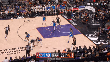 Dillon Brooks weak-side 3-pointer