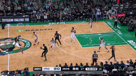 Paul George defense vs. Jaylen Brown in fourth quarter