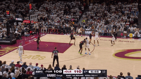 Evan Mobley 3-pointer