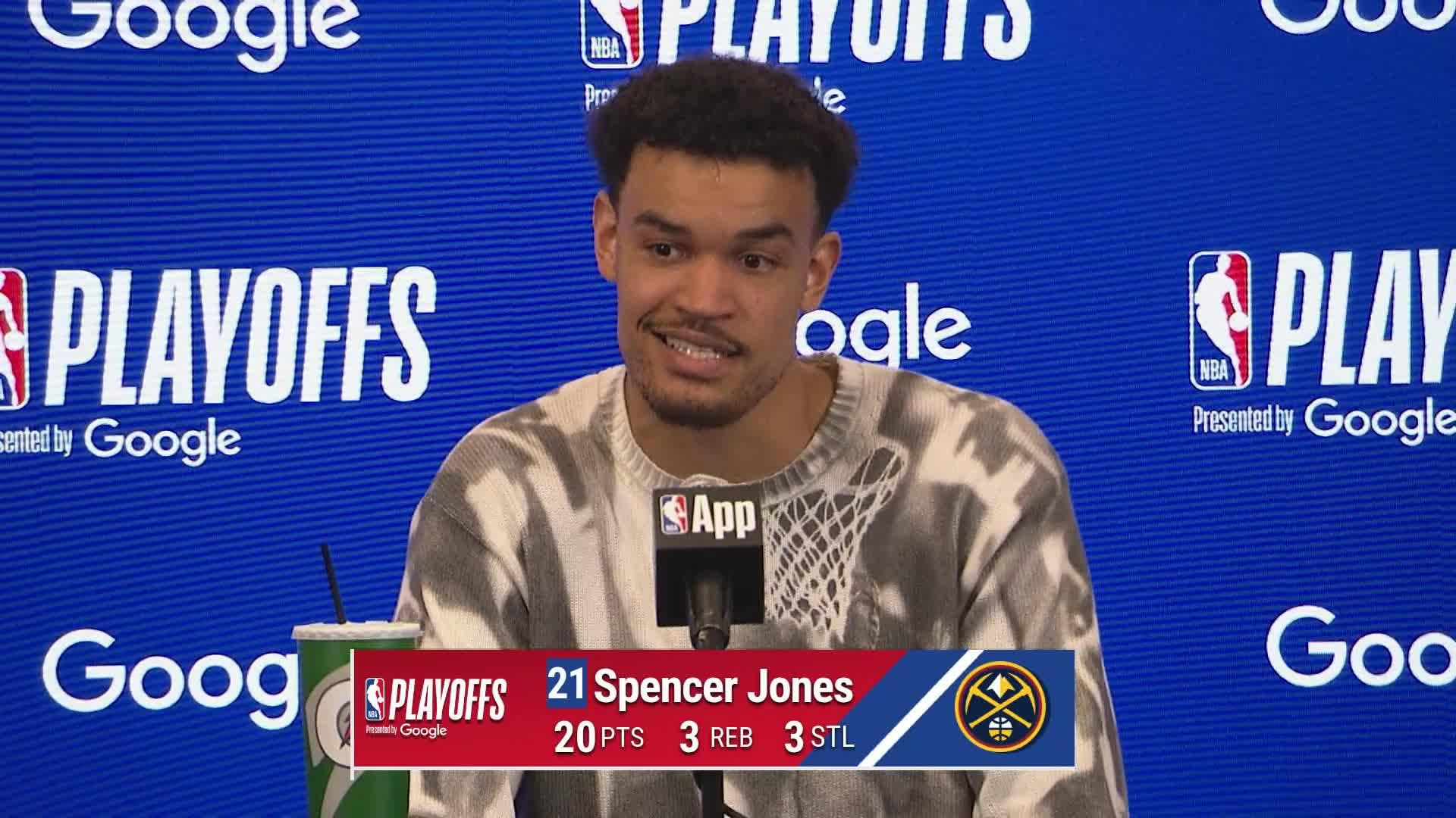 DEN 125, MIN 113: Spencer Jones Postgame Media Availability
