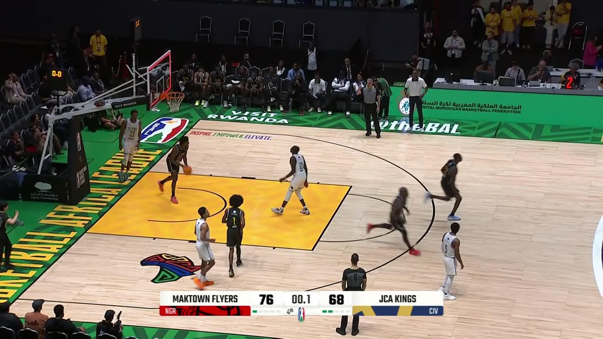 Maktown Flyers Nigeria vs. Jca Kings Côte D'ivoire - Game Highlights
