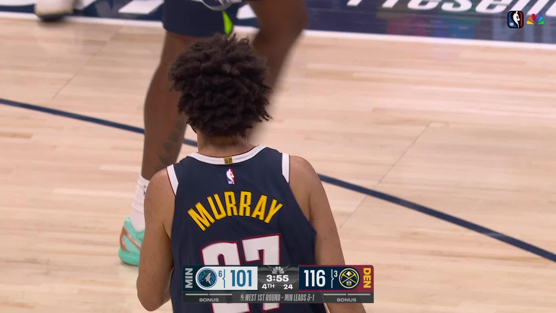 Jamal Murray rises up for the dunk