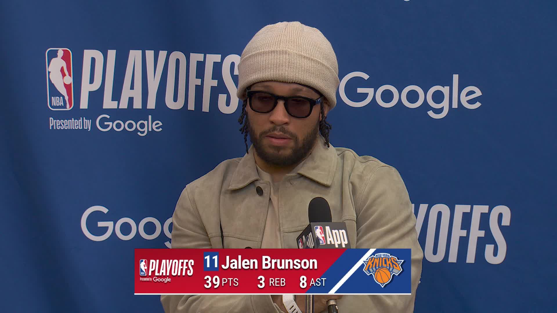 NYK 126, ATL 97: Jalen Brunson Postgame Media Availability
