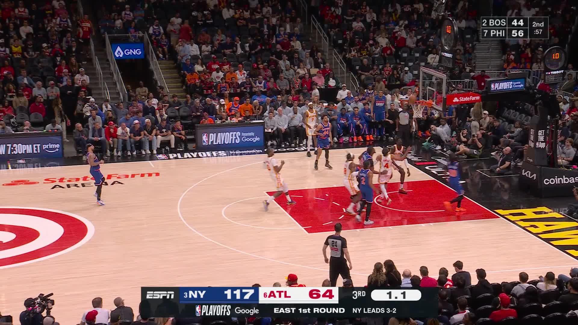 Atlanta Hawks vs. New York Knicks - 3rd Quarter Highlights