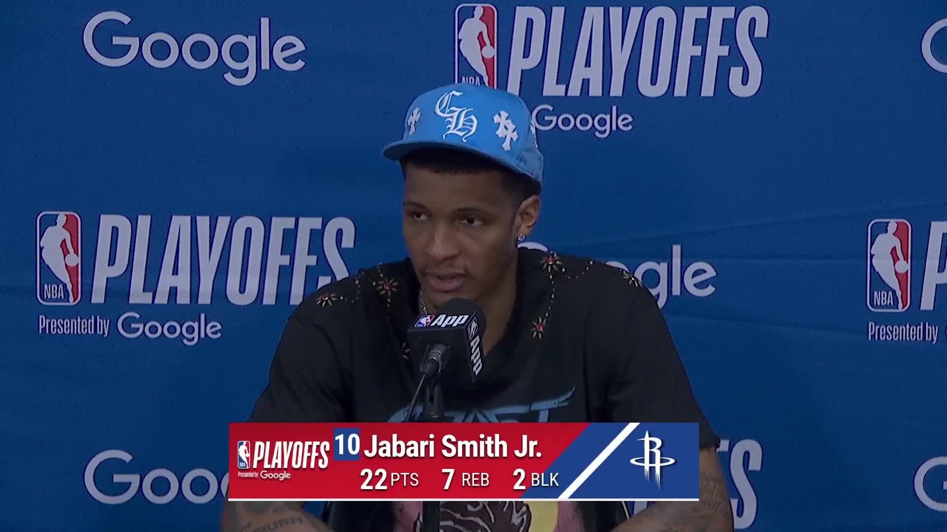 HOU 99, LAL 93: Jabari Smith Jr. Postgame Media Availability