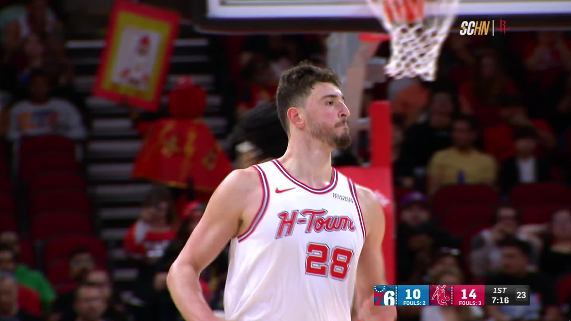 Alperen Sengun throws it down | NBA.com