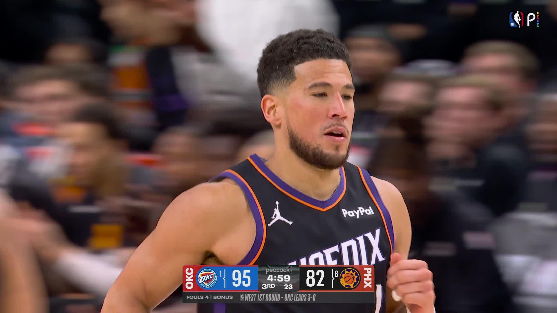 Devin Booker with the slam