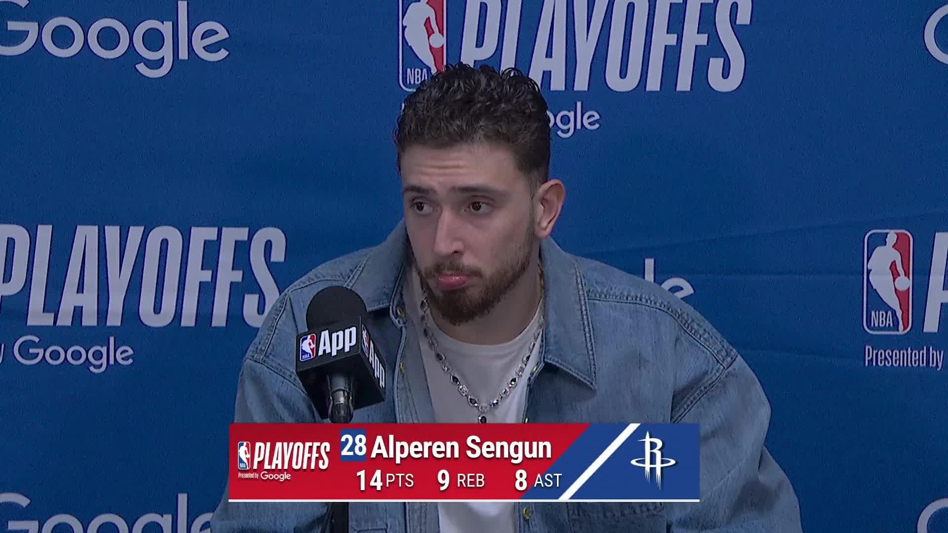 HOU 99, LAL 93: Alperen Sengun Postgame Media Availability