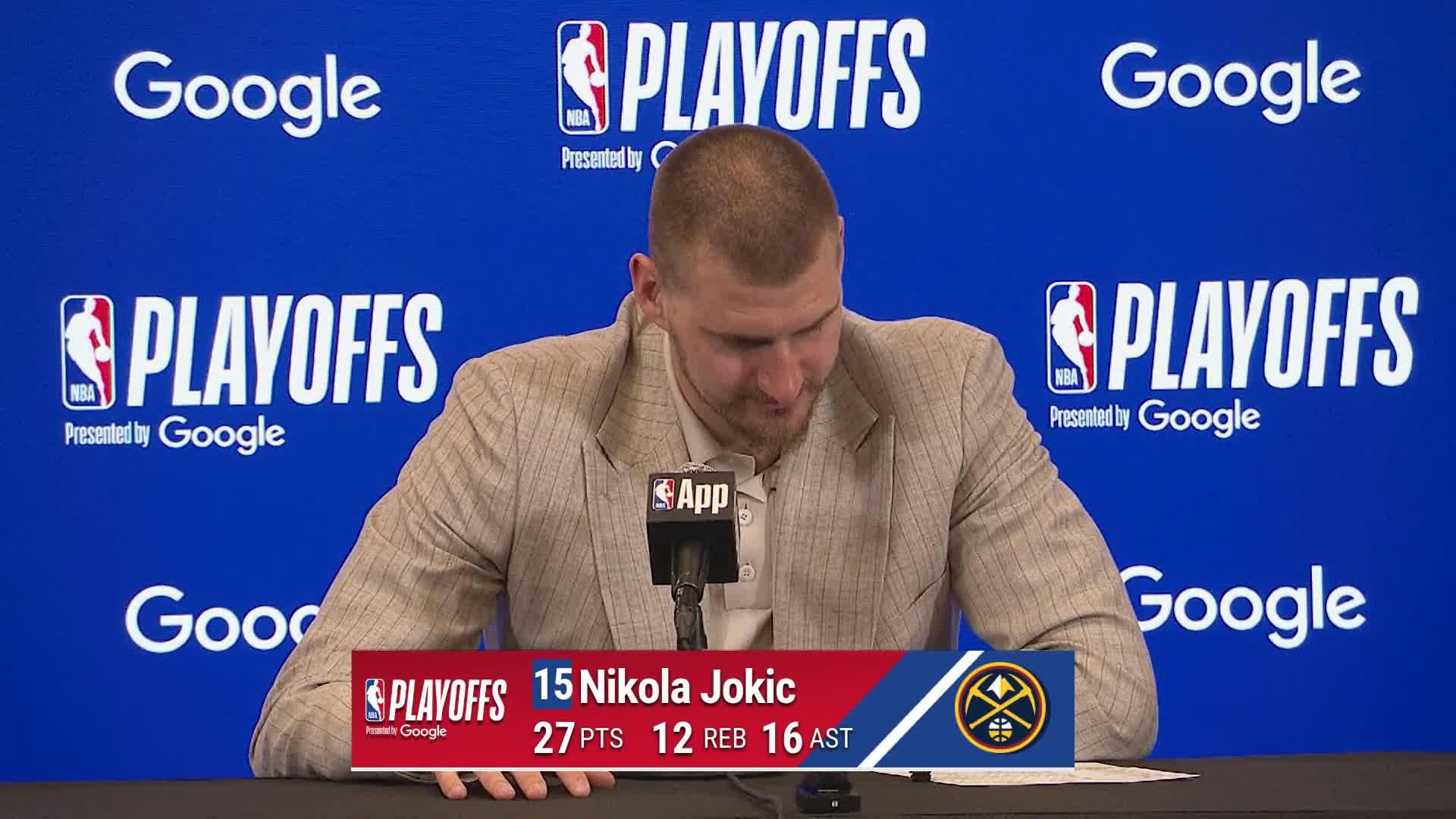 DEN 125, MIN 113: Nikola Jokić Postgame Media Availability