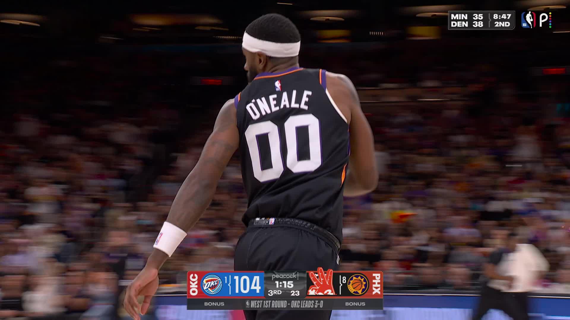 Royce O’Neale connects from behind the arc