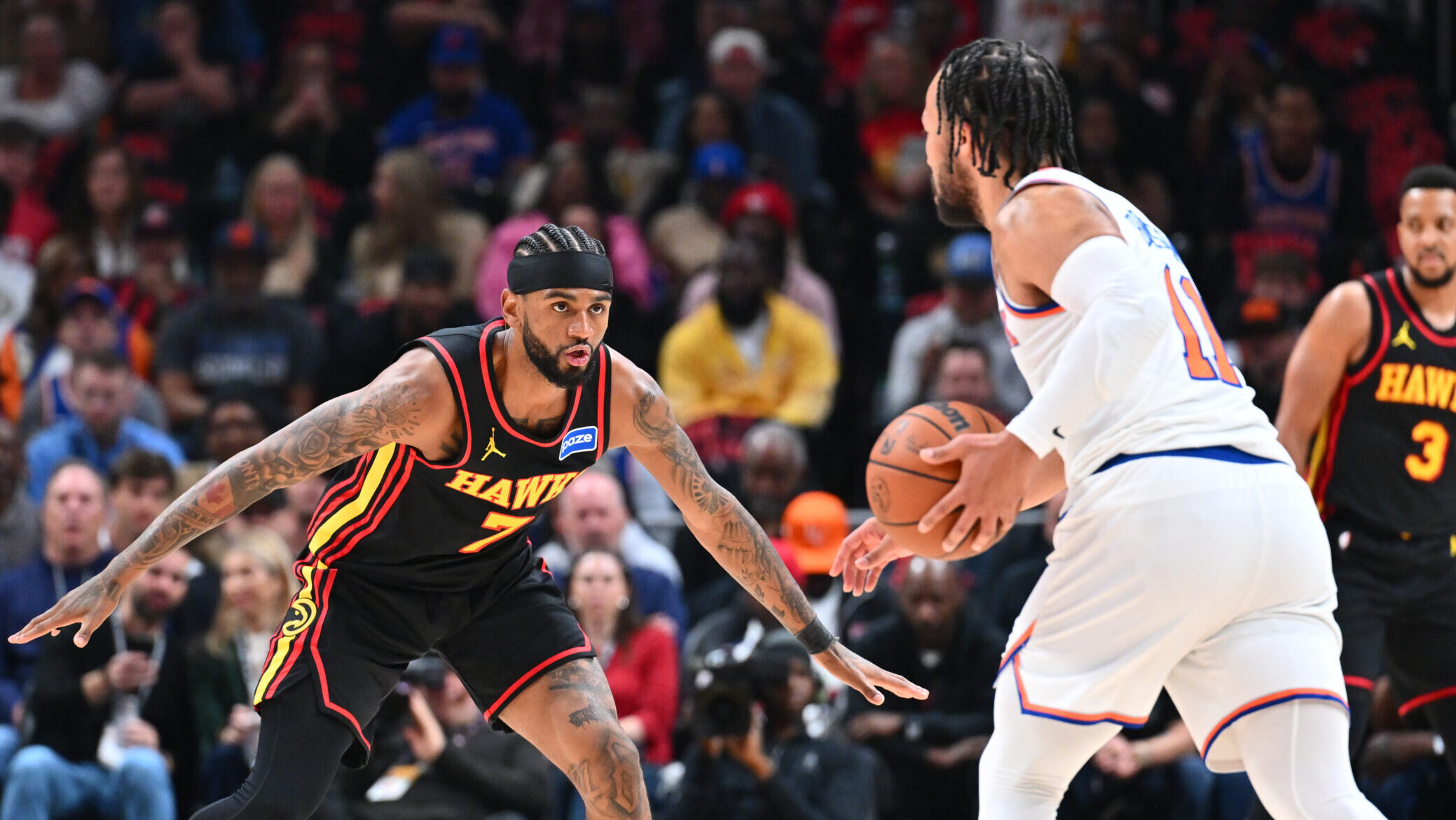 Live Updates: 2026 NBA Playoffs, First Round | Knicks visit Hawks, Cavaliers in Toronto and Nuggets vs. Timberwolves for Game 3
