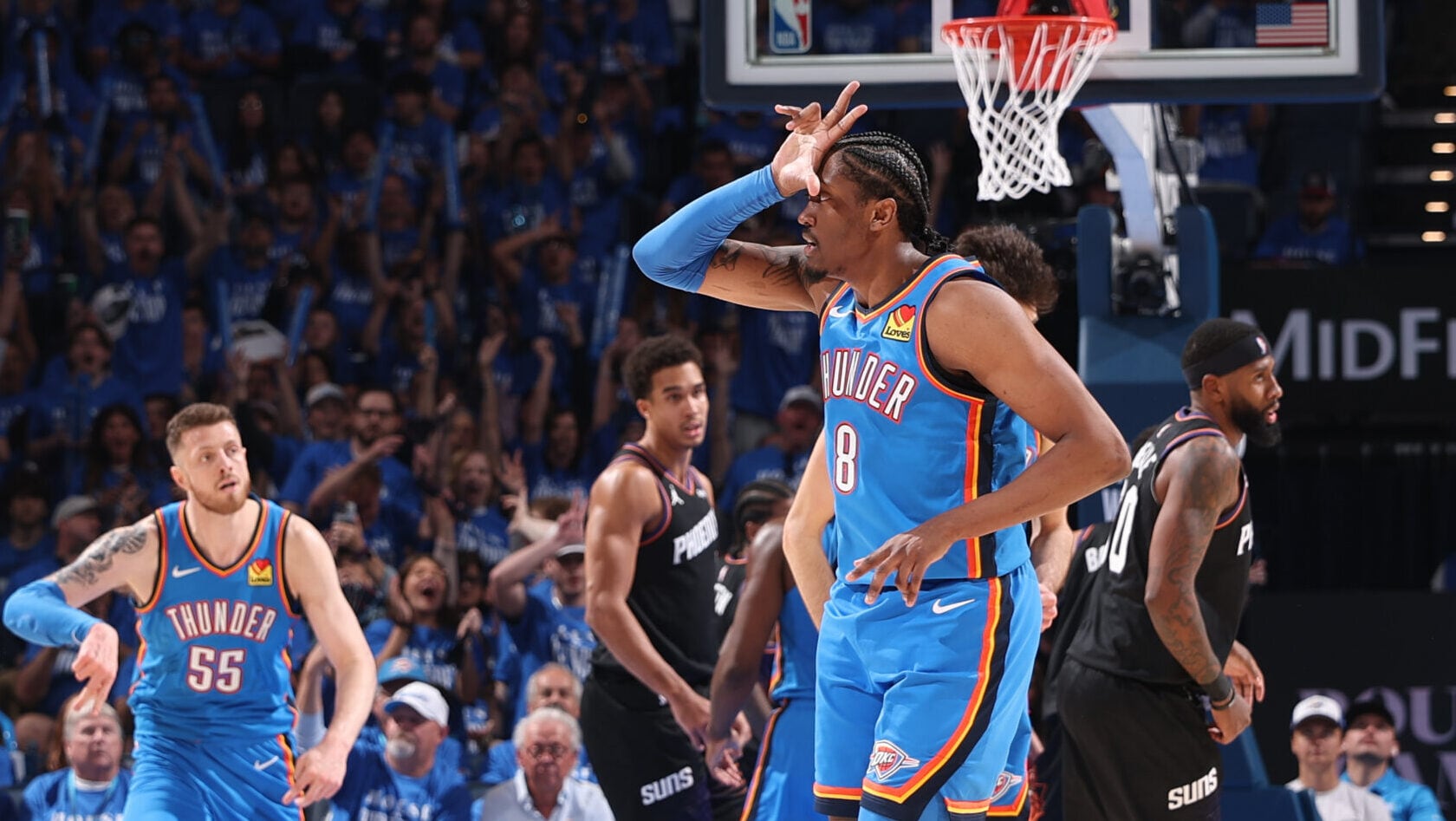 Thunder Unleash Dominance in Game 1 Rout Over Suns