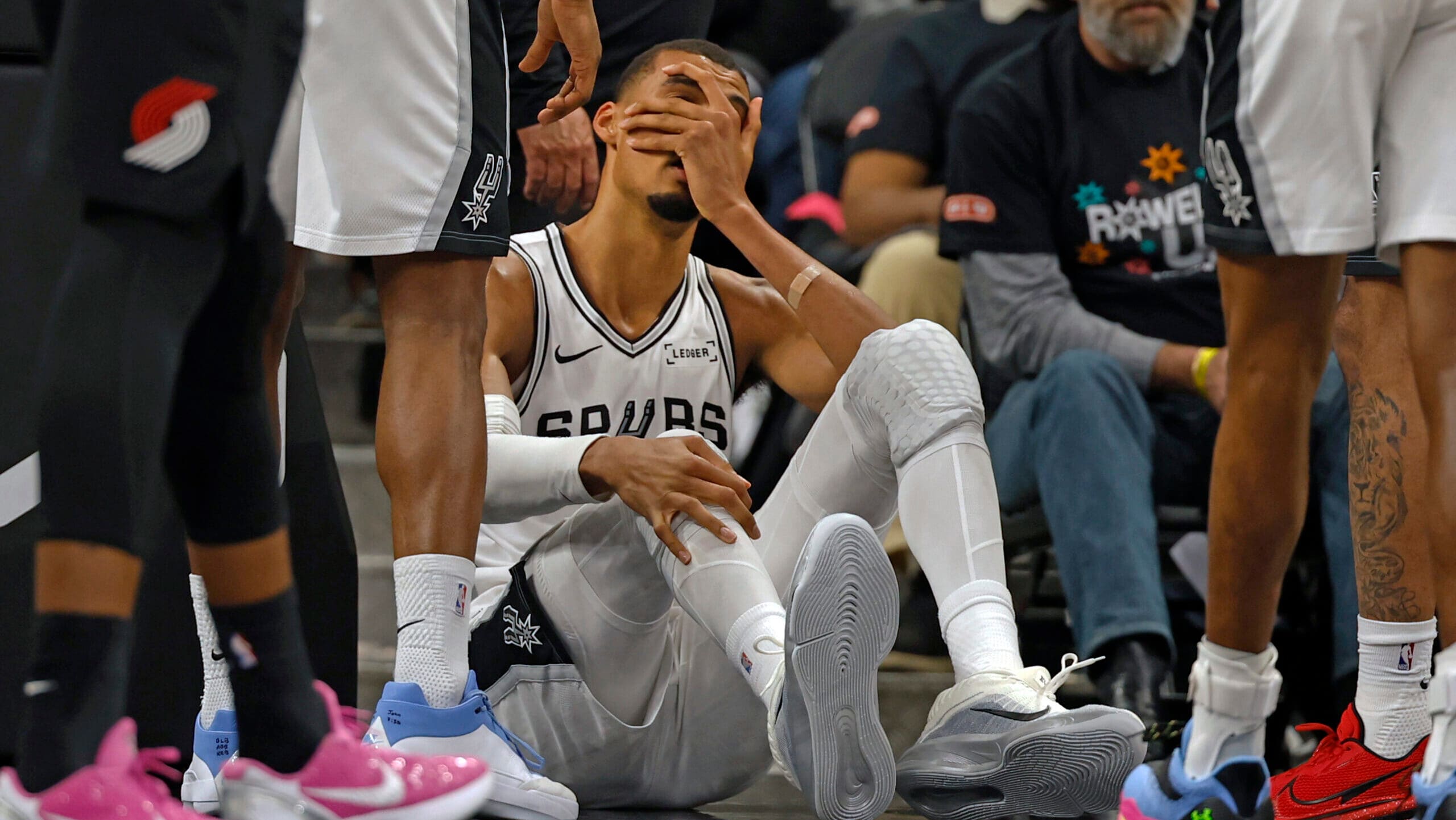 Spurs' Victor Wembanyama unavailable for Game 3 against Portland while recovering from concussion