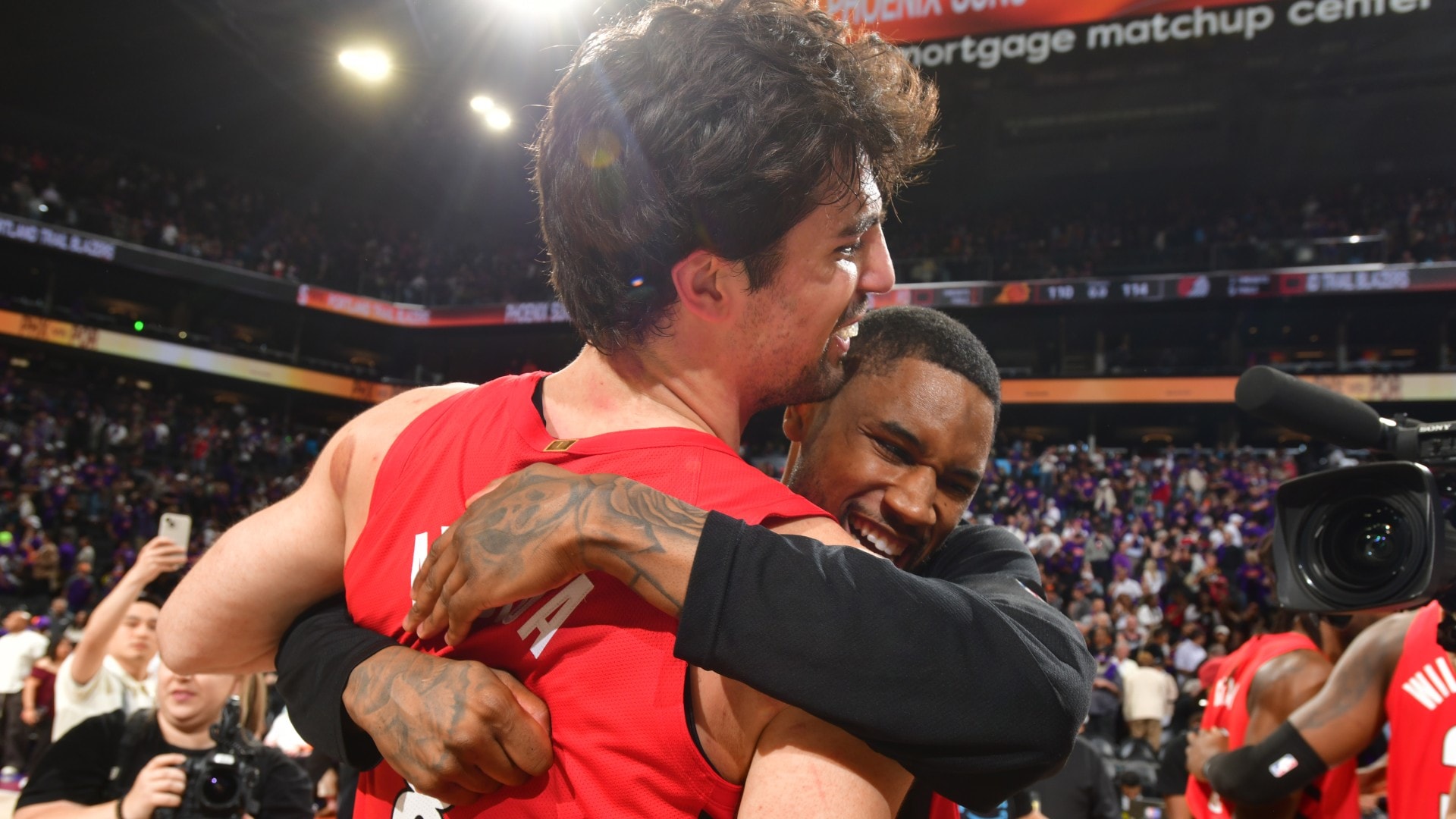 Deni Avdjia fuels late comeback as Blazers drop Suns in Play-In to clinch No. 7 seed