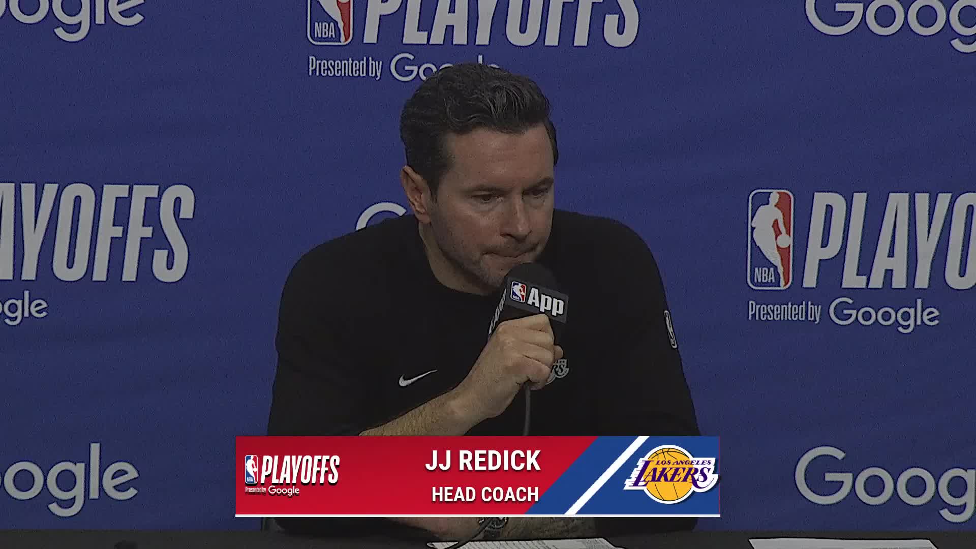 HOU 99, LAL 93: Lakers coach JJ Redick Postgame Media Availability