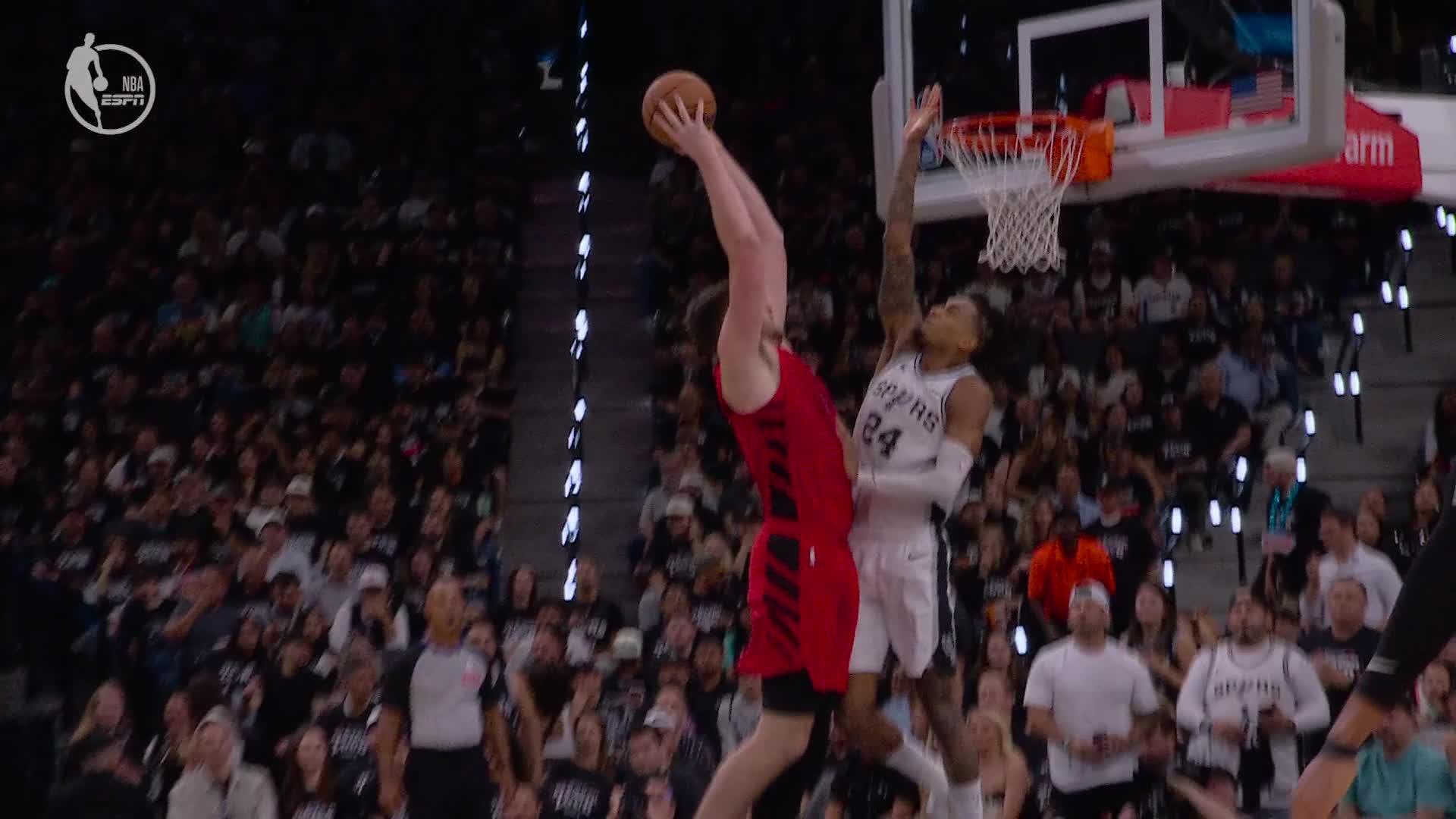 San Antonio Spurs vs. Portland Trail Blazers - 2nd Quarter Highlights