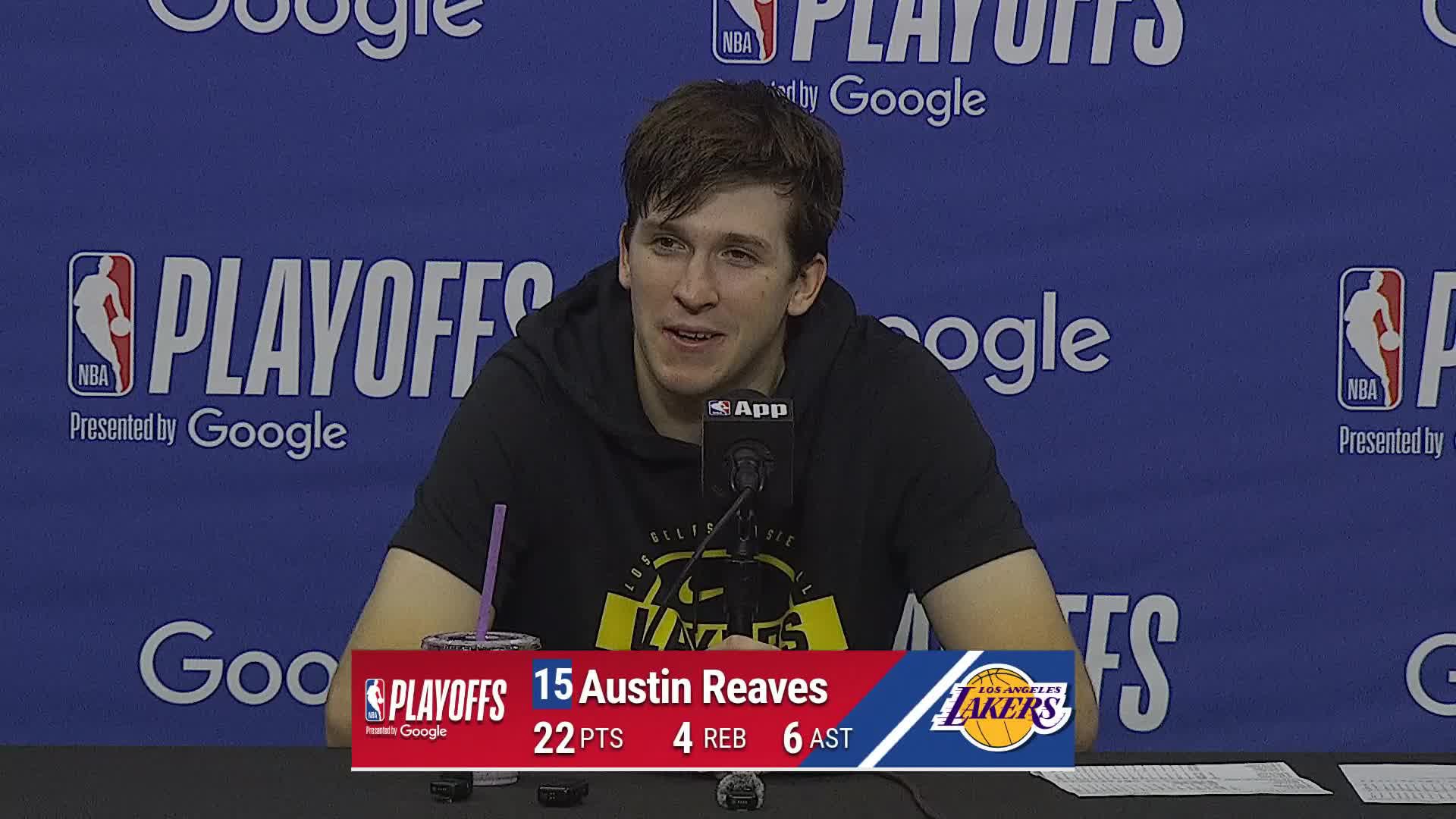 HOU 99, LAL 93: Austin Reaves Postgame Media Availability