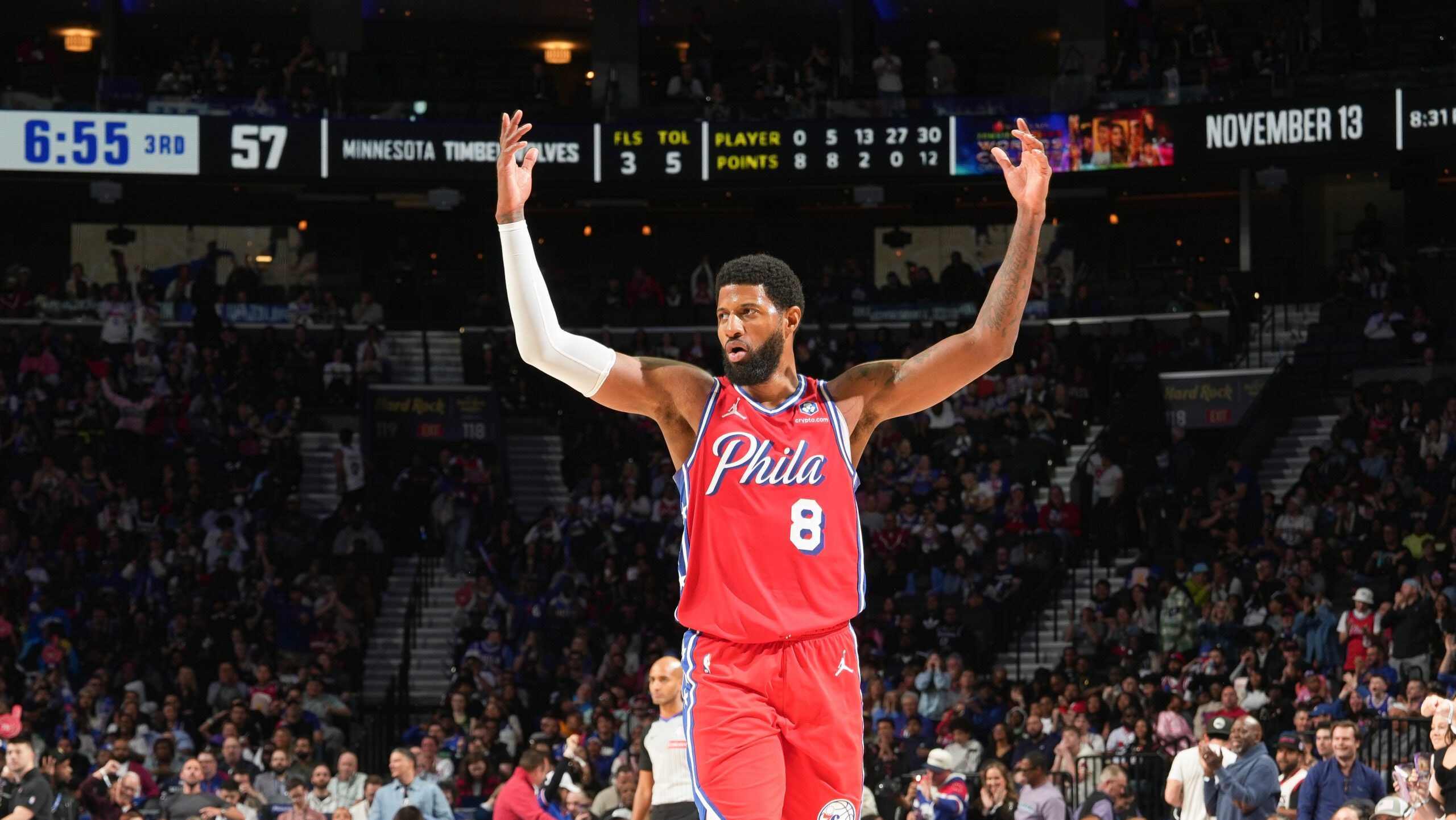 76ers drop Edwards, Wolves to strengthen position