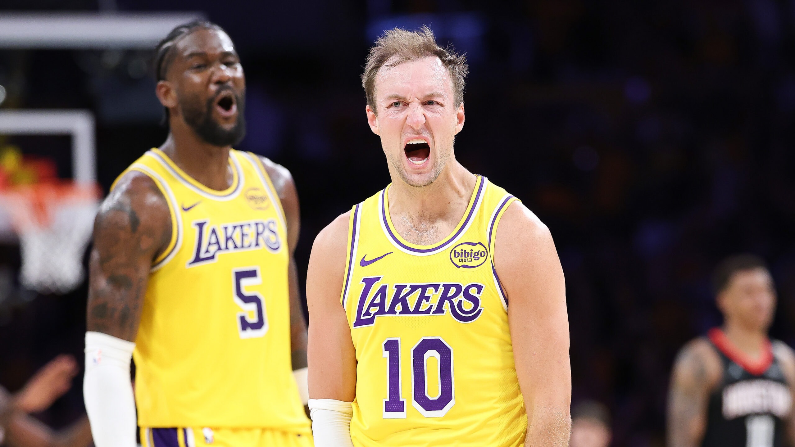 Rockets-Lakers Game 1: Luke Kennard steps up for short-handed L.A.
