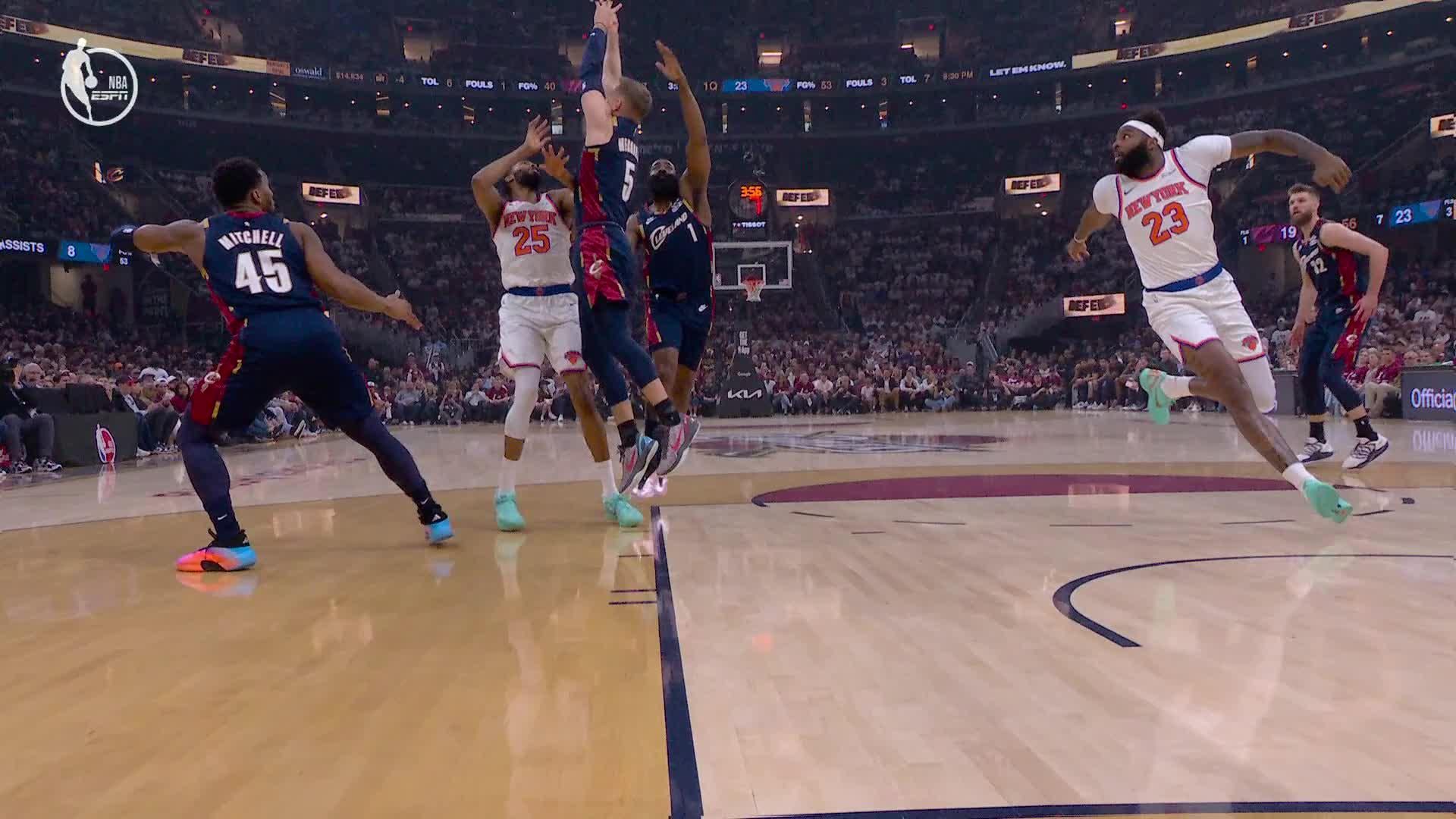 Cleveland Cavaliers vs. New York Knicks - 1st Half Highlights