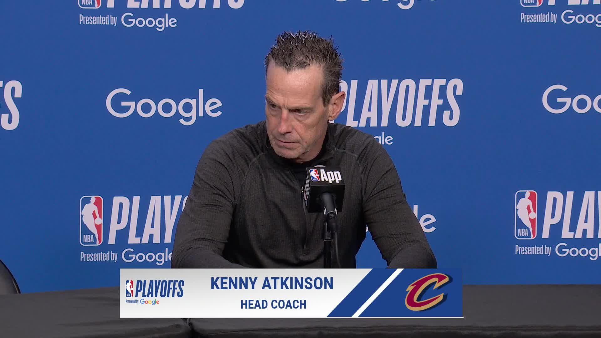 CLE 117, DET 113: Cavaliers coach Kenny Atkinson Postgame Media Availability