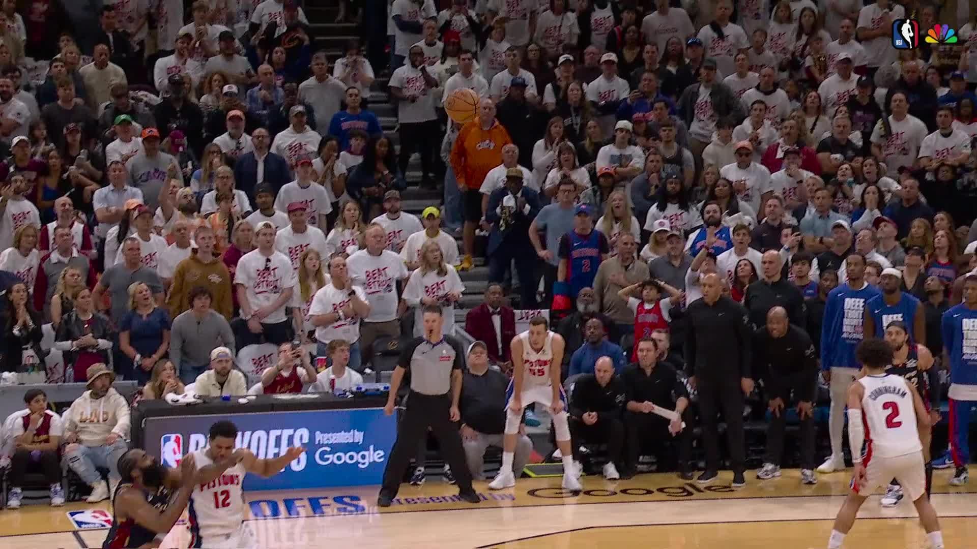 James Harden connects from behind the arc