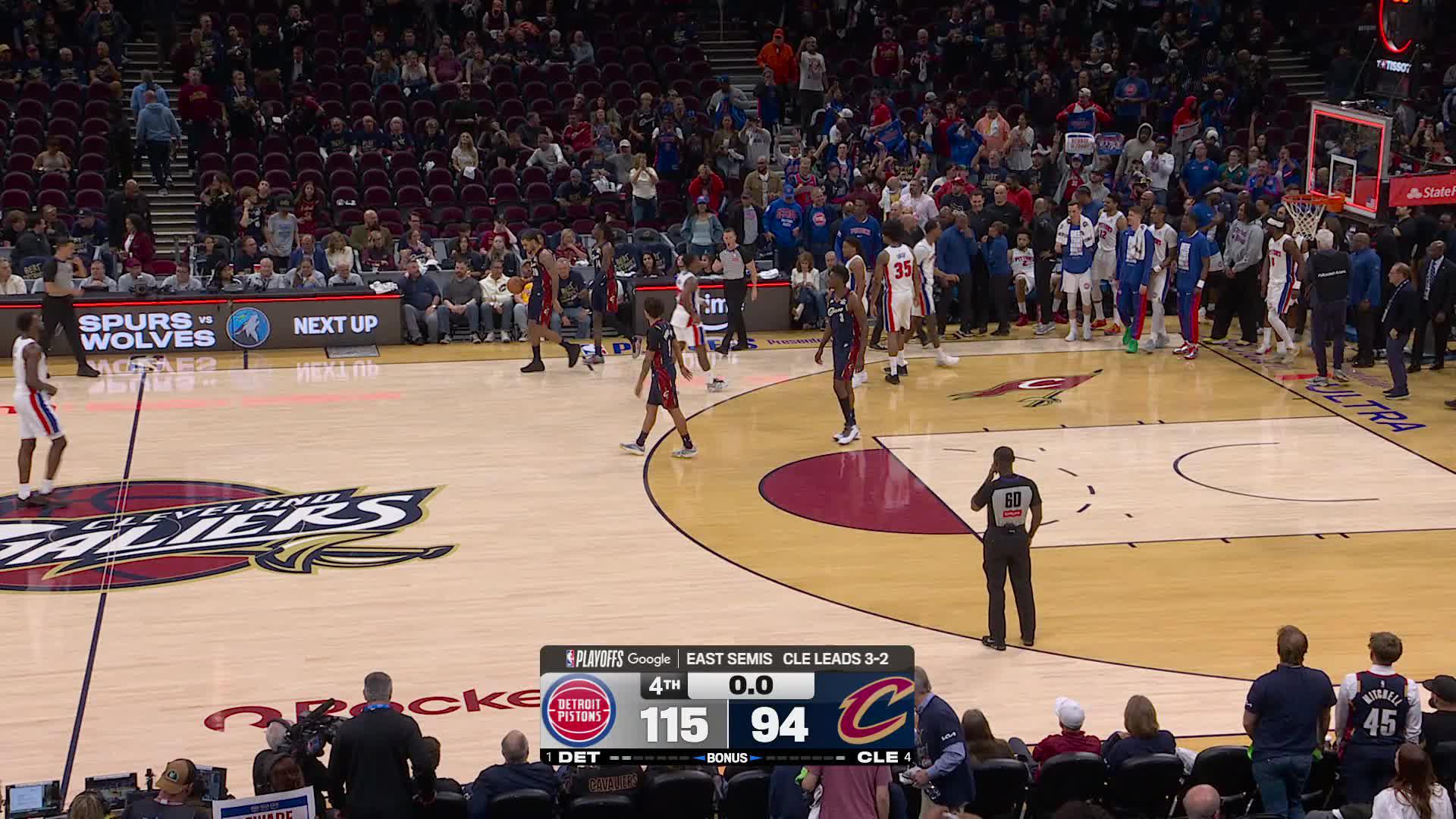 DET vs. CLE Highlights