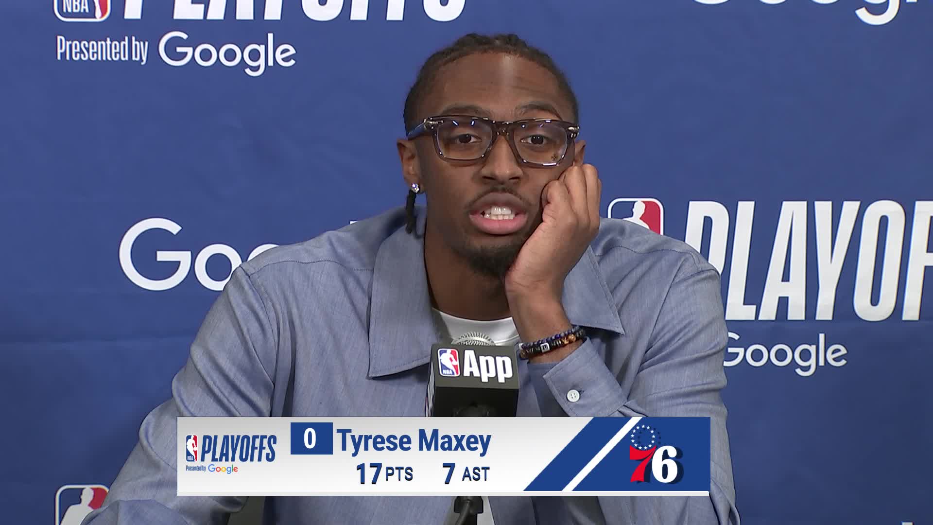 NYK 108, PHI 94: Tyrese Maxey Postgame Media Availability