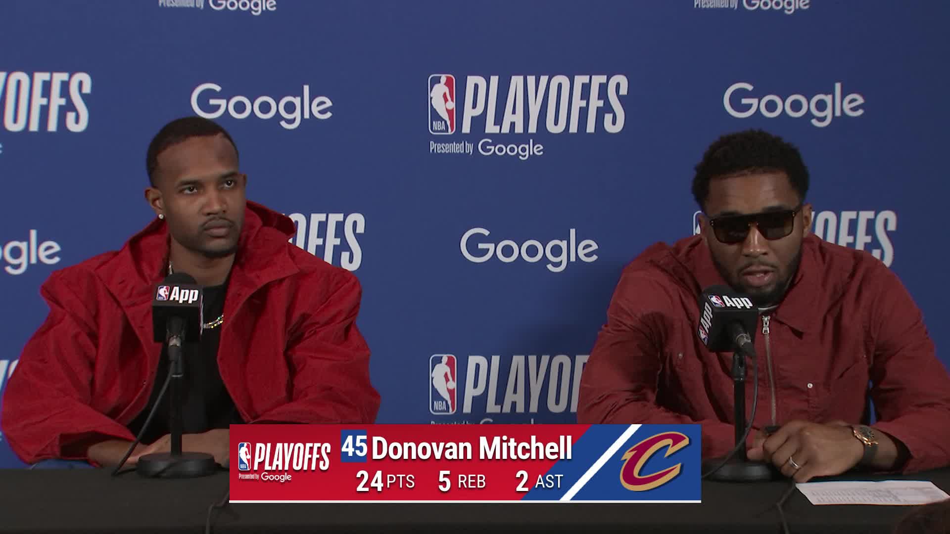 TOR 112, CLE 110: Donovan Mitchell & Evan Mobley Postgame Media Availability