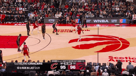 Jarrett Allen defense vs. Scottie Barnes