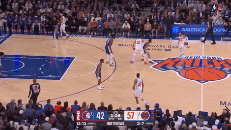 Jalen Brunson isolation vs. Joel Embiid