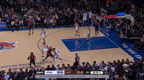 Dominick Barlow defense vs. Jalen Brunson